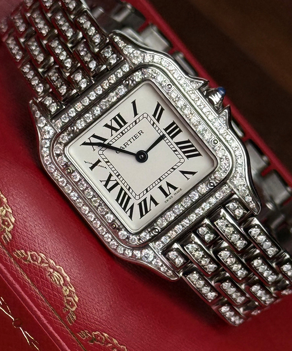 Cartier Panthère - WSPN0007 (Iced Out) - Full Diamond Setting - Top Condition