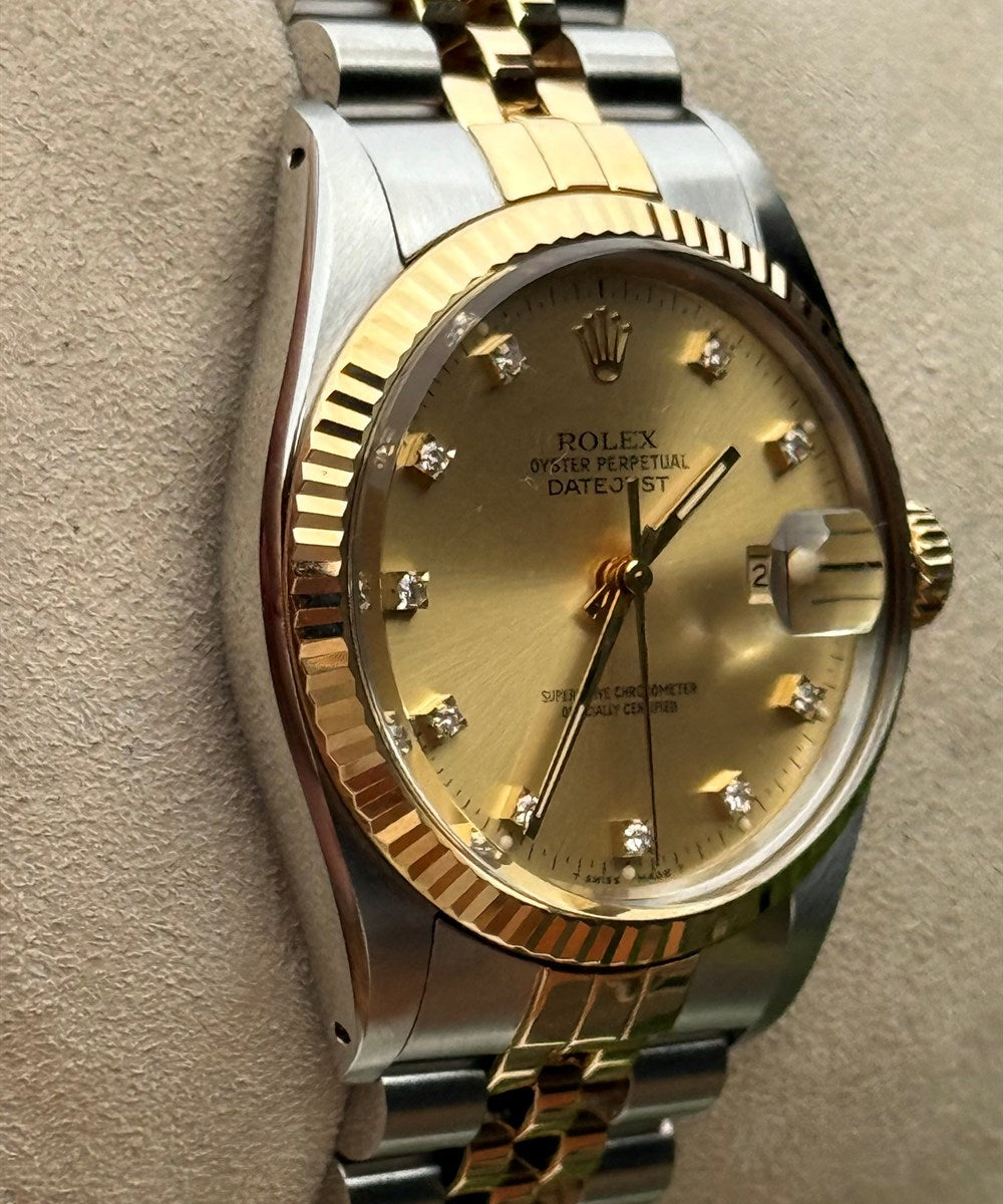Rolex Datejust 36 - 16013 - 36 mm - Gold
