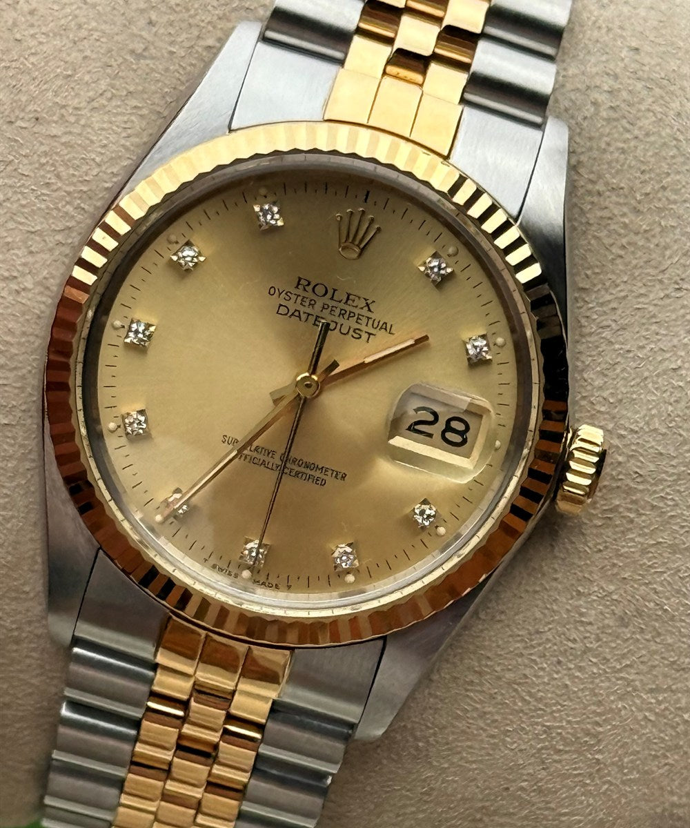 Rolex Datejust 36 - 16013 - 36 mm - Gold