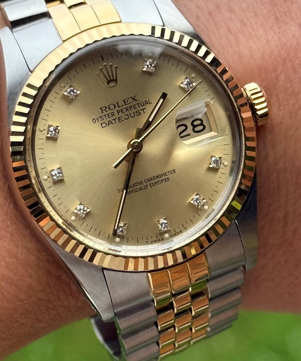 Rolex Datejust 36 - 16013 - 36 mm - Gold