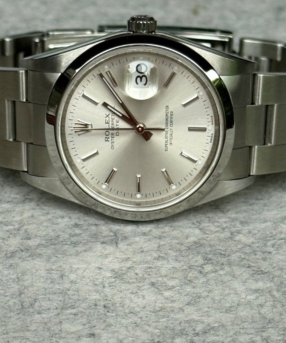 Rolex Oyster Perpetual Date - 15200 - 34 mm - Silber