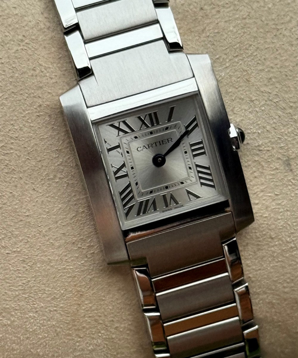 Cartier Tank Française - WSTA0065 - 25.7 x 21.2 mm - Silber