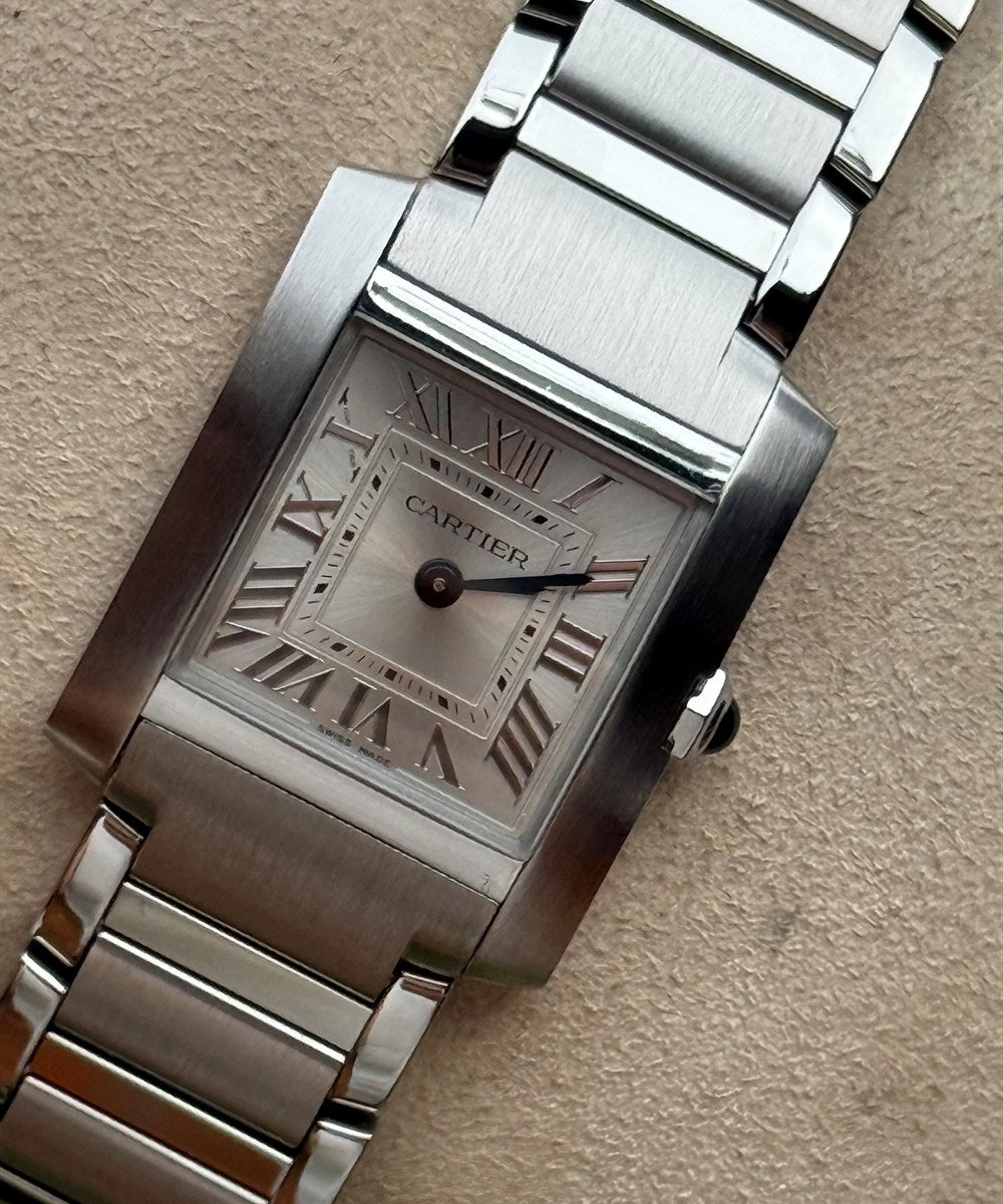 Cartier Tank Française - WSTA0065 - 25.7 x 21.2 mm - Silber
