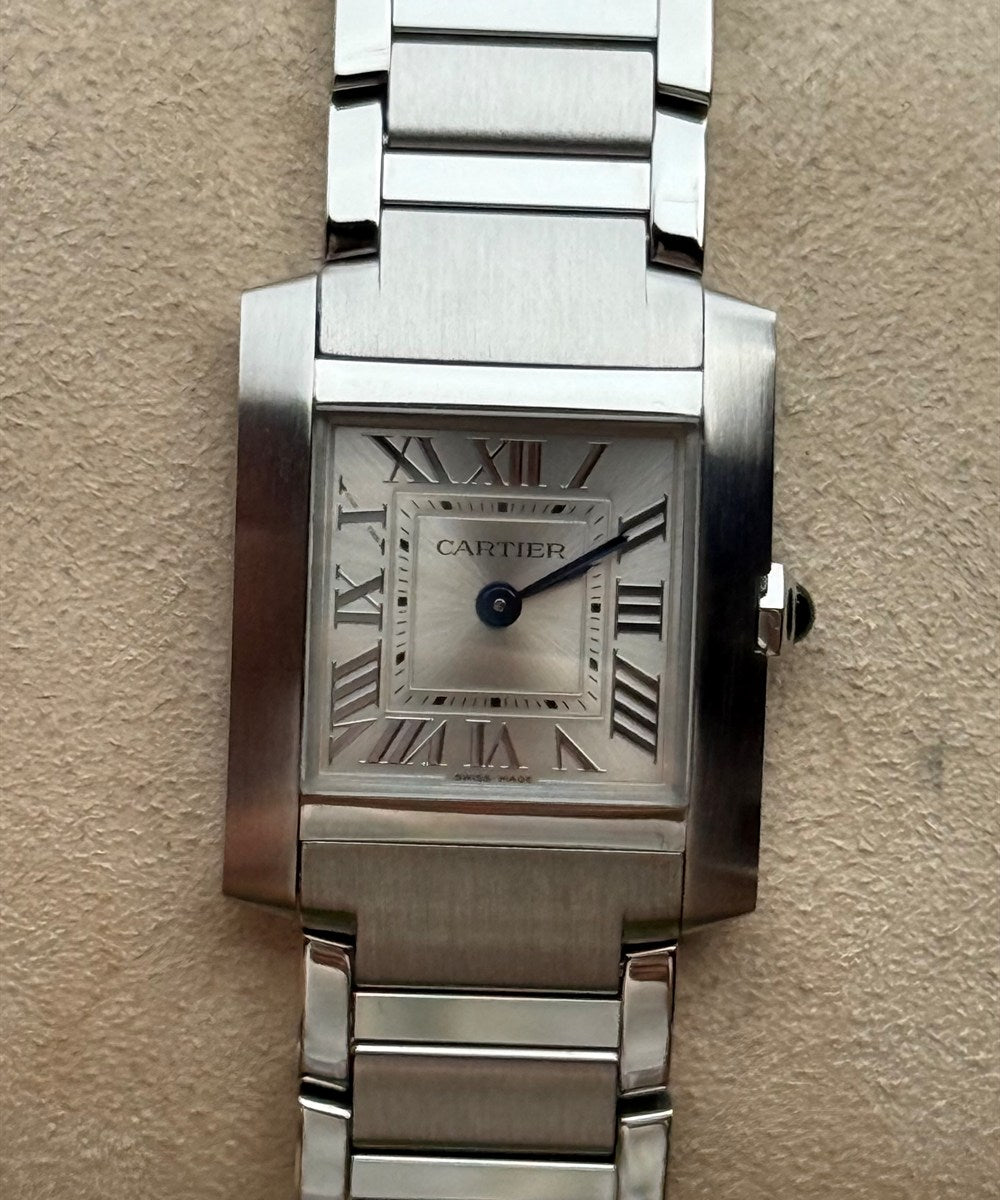 Cartier Tank Française - WSTA0065 - 25.7 x 21.2 mm - Silber