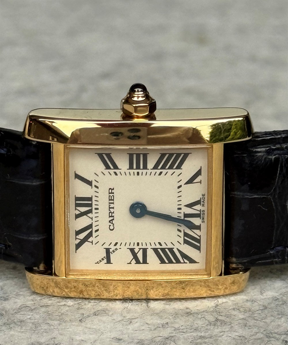 Cartier Tank Française - 2385 - 20 x 25 mm - Champagnerfarben