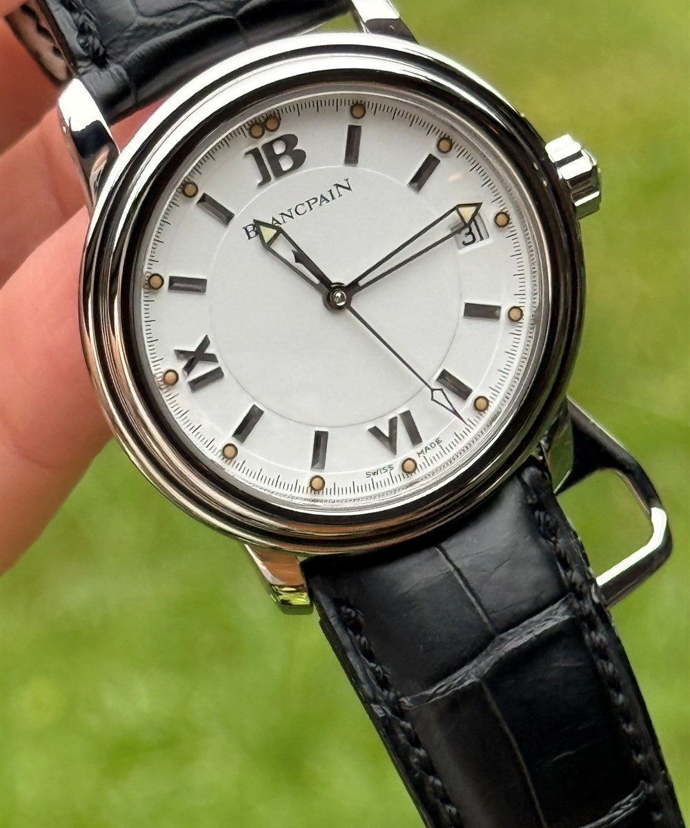 Blancpain Léman Ultra Slim - 2100.1127.53 - 38 mm - Weiß