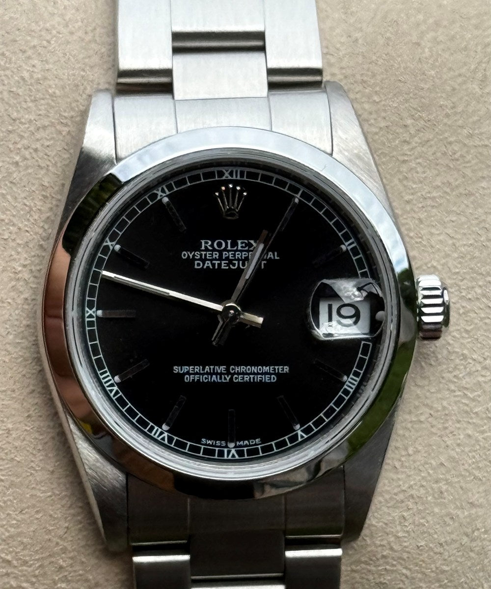 Rolex Datejust 31 - 68240 - 31 mm - Schwarz