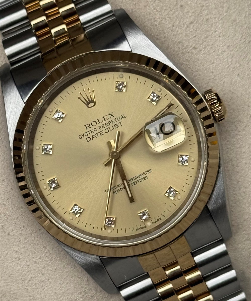 Rolex Datejust 36 - 16233 - 36 mm - Champagnerfarben