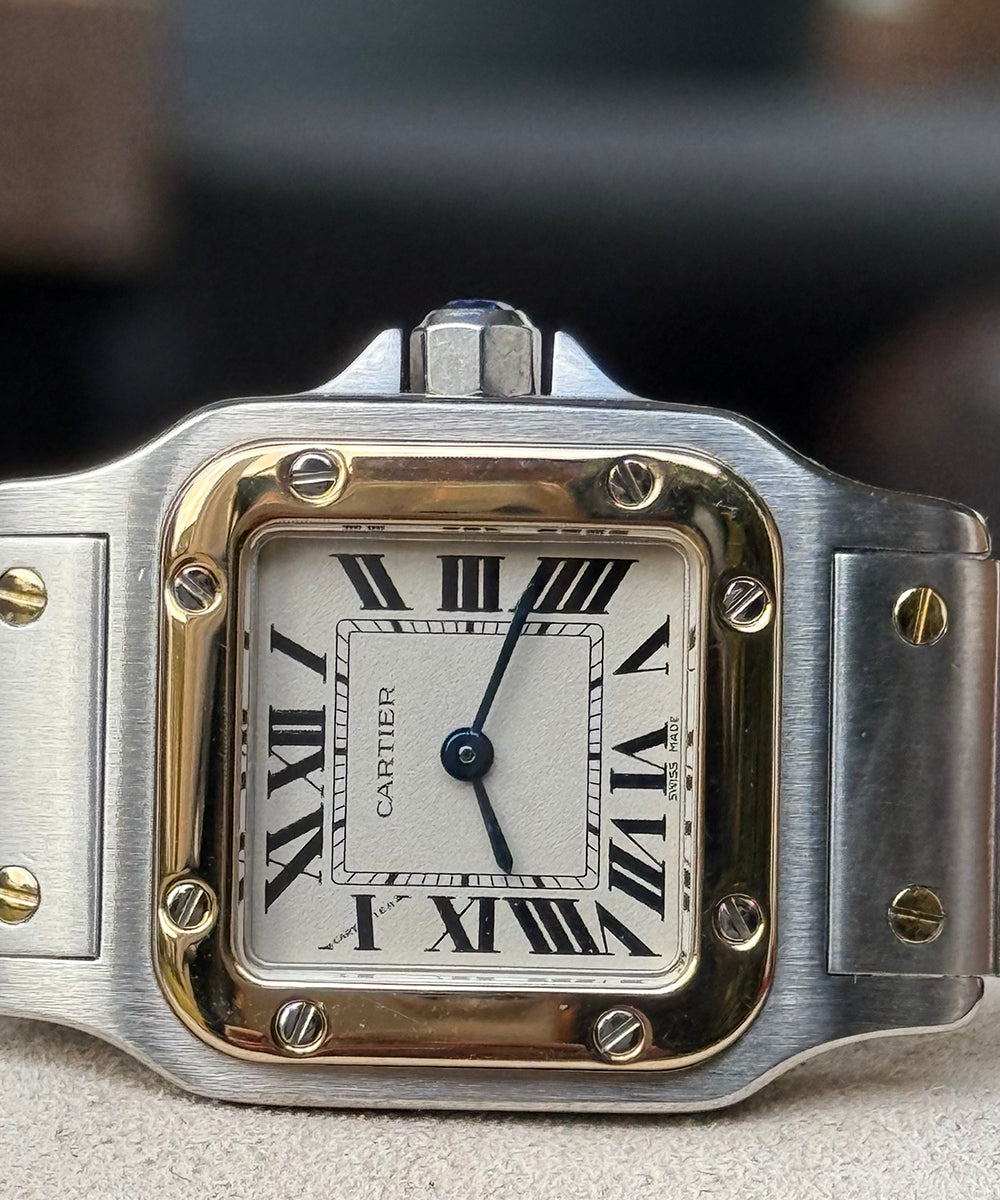 Cartier Santos Galbée - 1567 - Fullset Box + papers - excellent condition