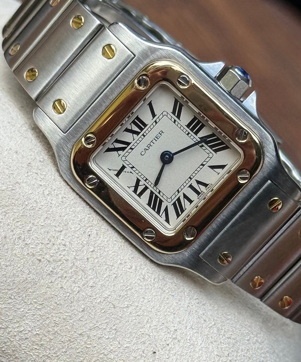 Cartier Santos Galbée - 1567 - Fullset Box + papers - excellent condition