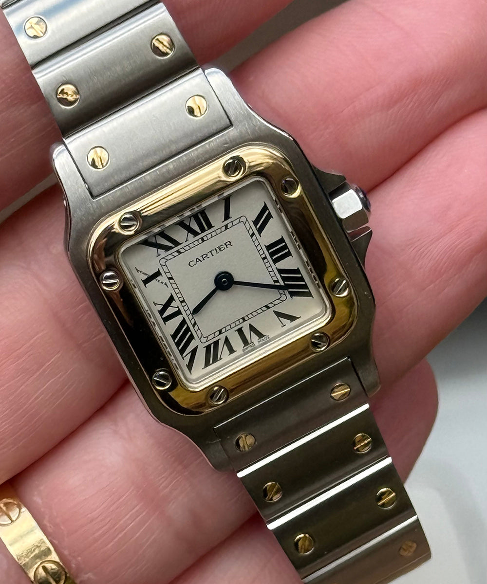 Cartier Santos Galbée - 1567 - Fullset Box + papers - excellent condition