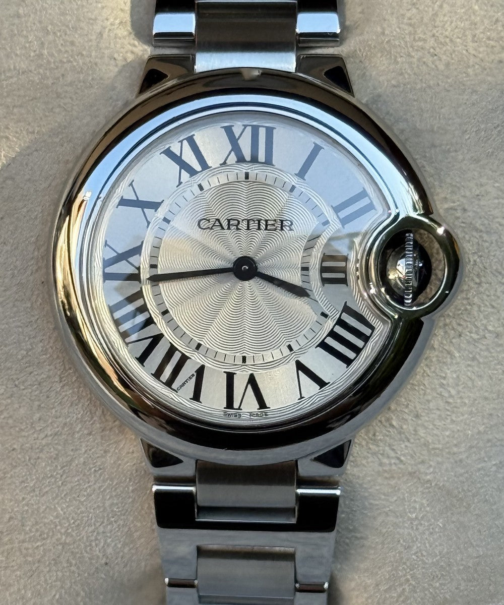 Cartier Ballon Bleu - W6920084 - 33 mm - Silber