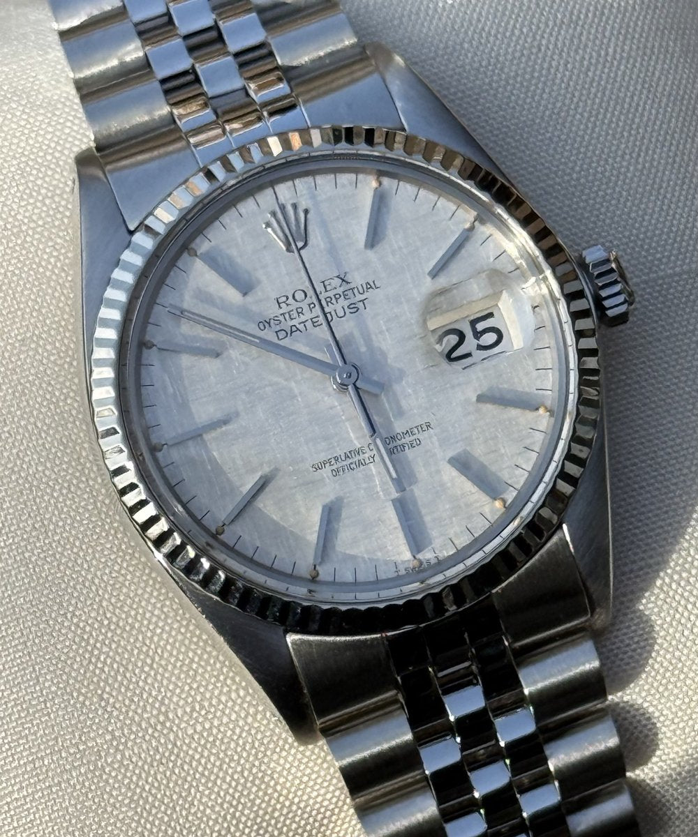 Rolex Datejust 36 16014 - Linen Dial Top Condition + Rolex Service / NFT Card 10/27