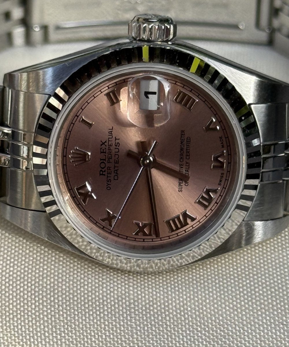 Rolex Lady-Datejust 79174 - Top condition box and papers rose dial