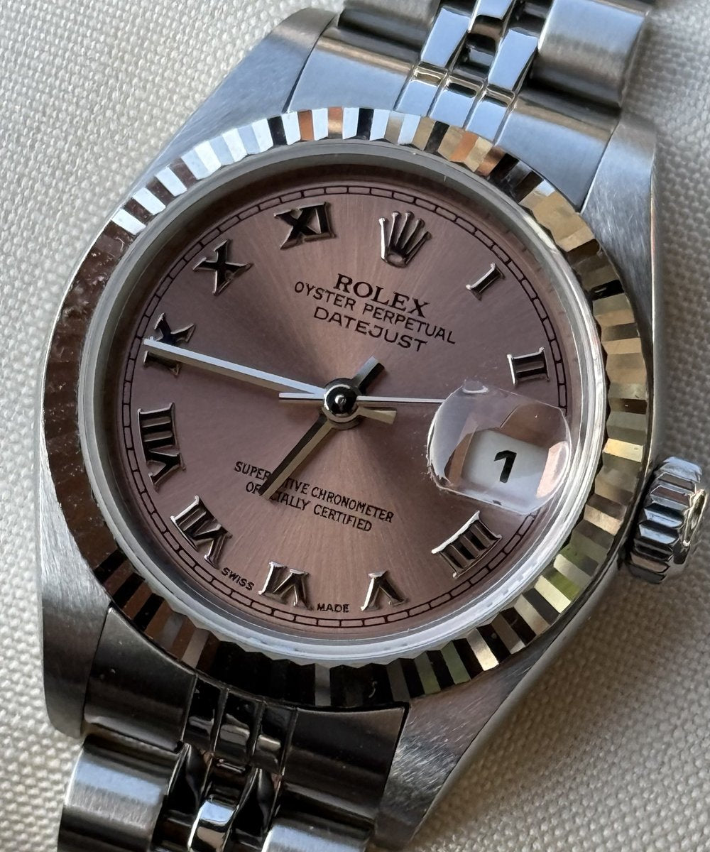 Rolex Lady-Datejust 79174 - Top condition box and papers rose dial
