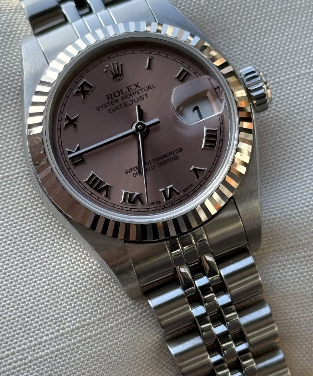 Rolex Lady-Datejust 79174 - Top condition box and papers rose dial
