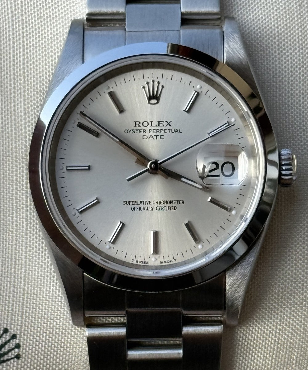 Rolex Oyster Perpetual - 15200 - 34 mm - Silber