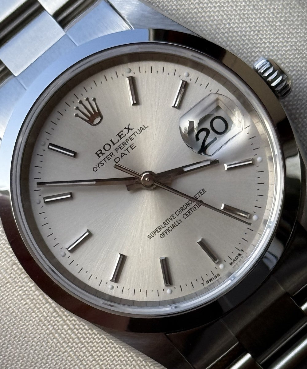 Rolex Oyster Perpetual - 15200 - 34 mm - Silber