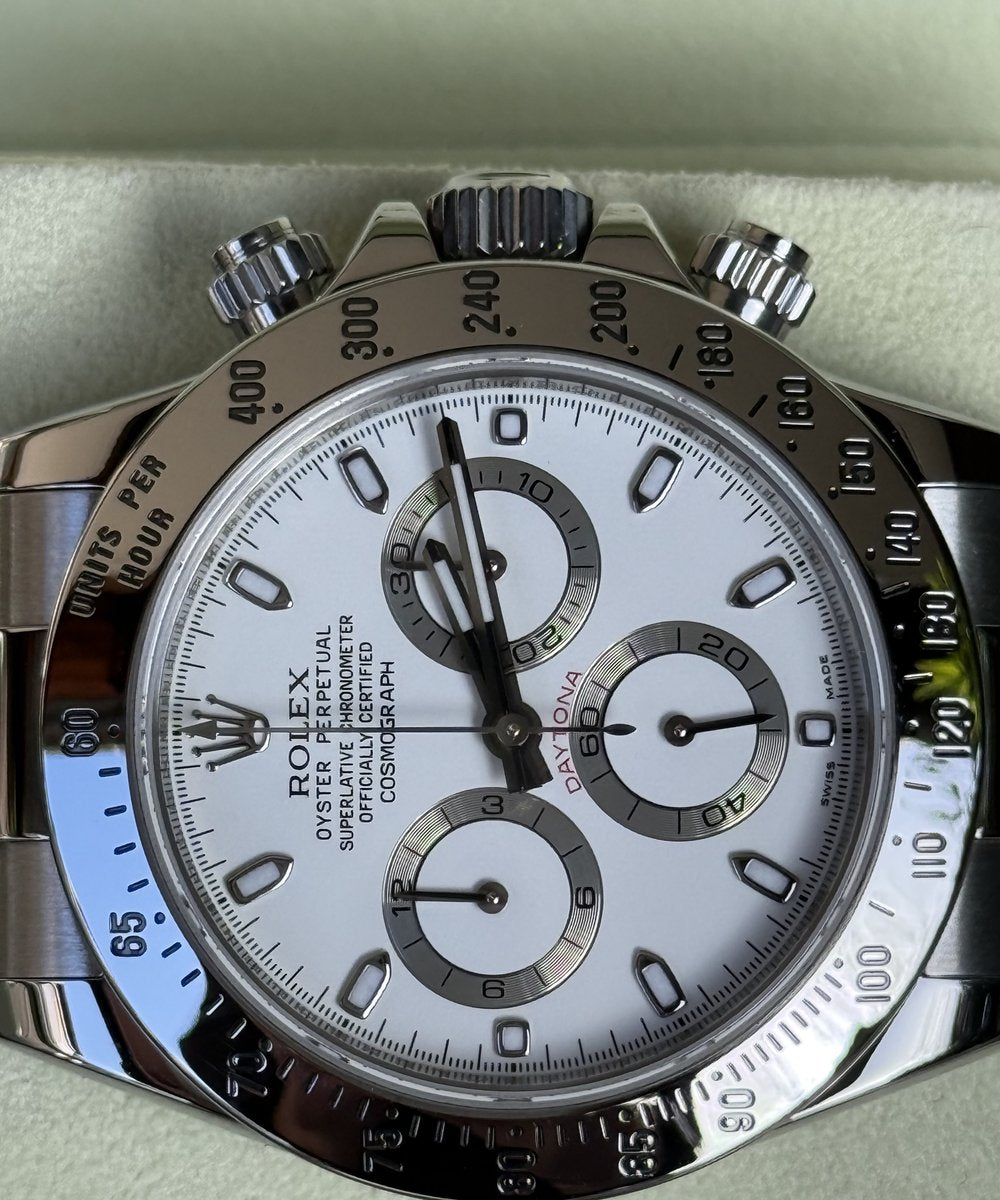Rolex Daytona 116520 (Daytona (1988-2015)) - Excellent condition like new! Fullset - big clasp