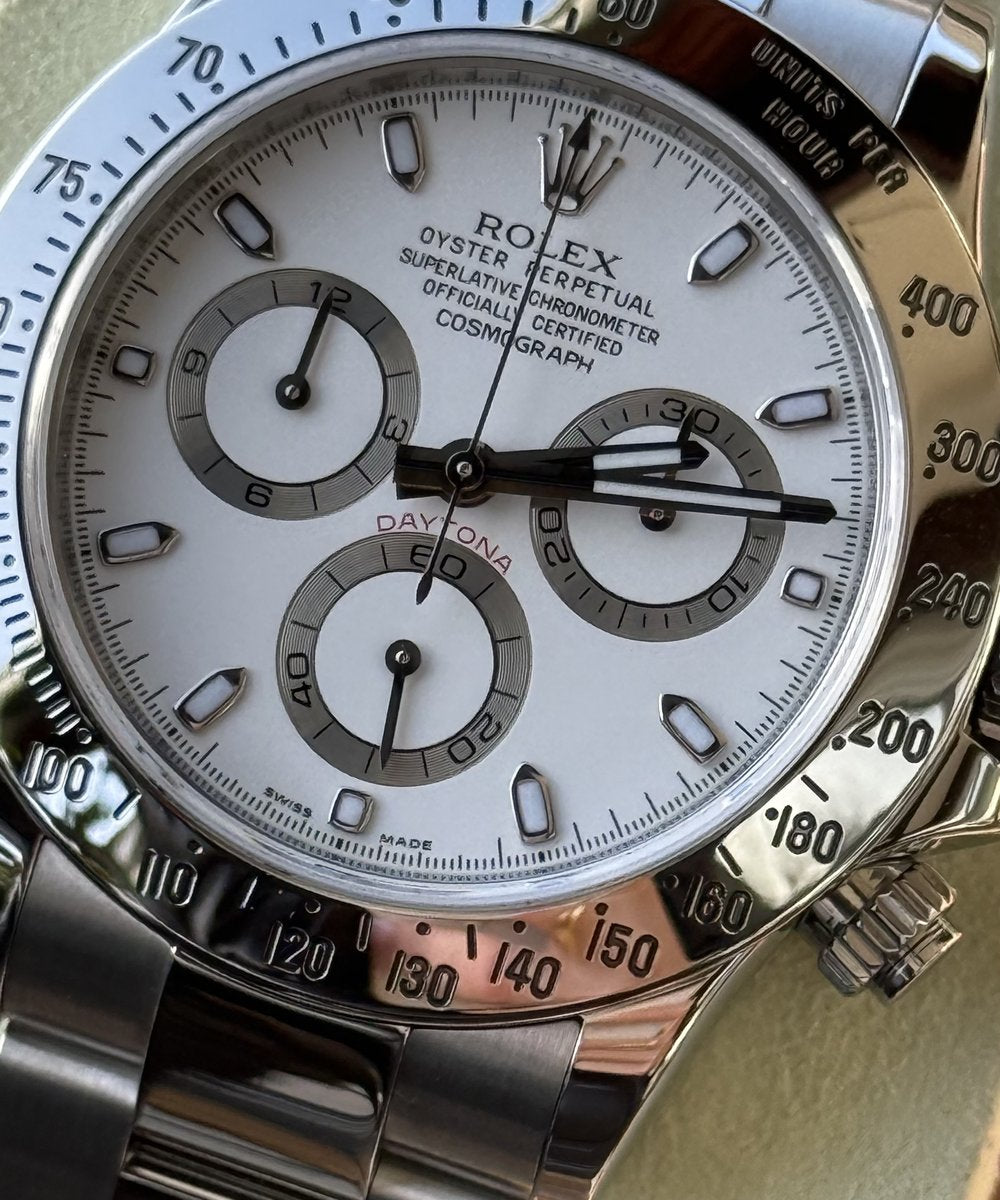 Rolex Daytona 116520 (Daytona (1988-2015)) - Excellent condition like new! Fullset - big clasp