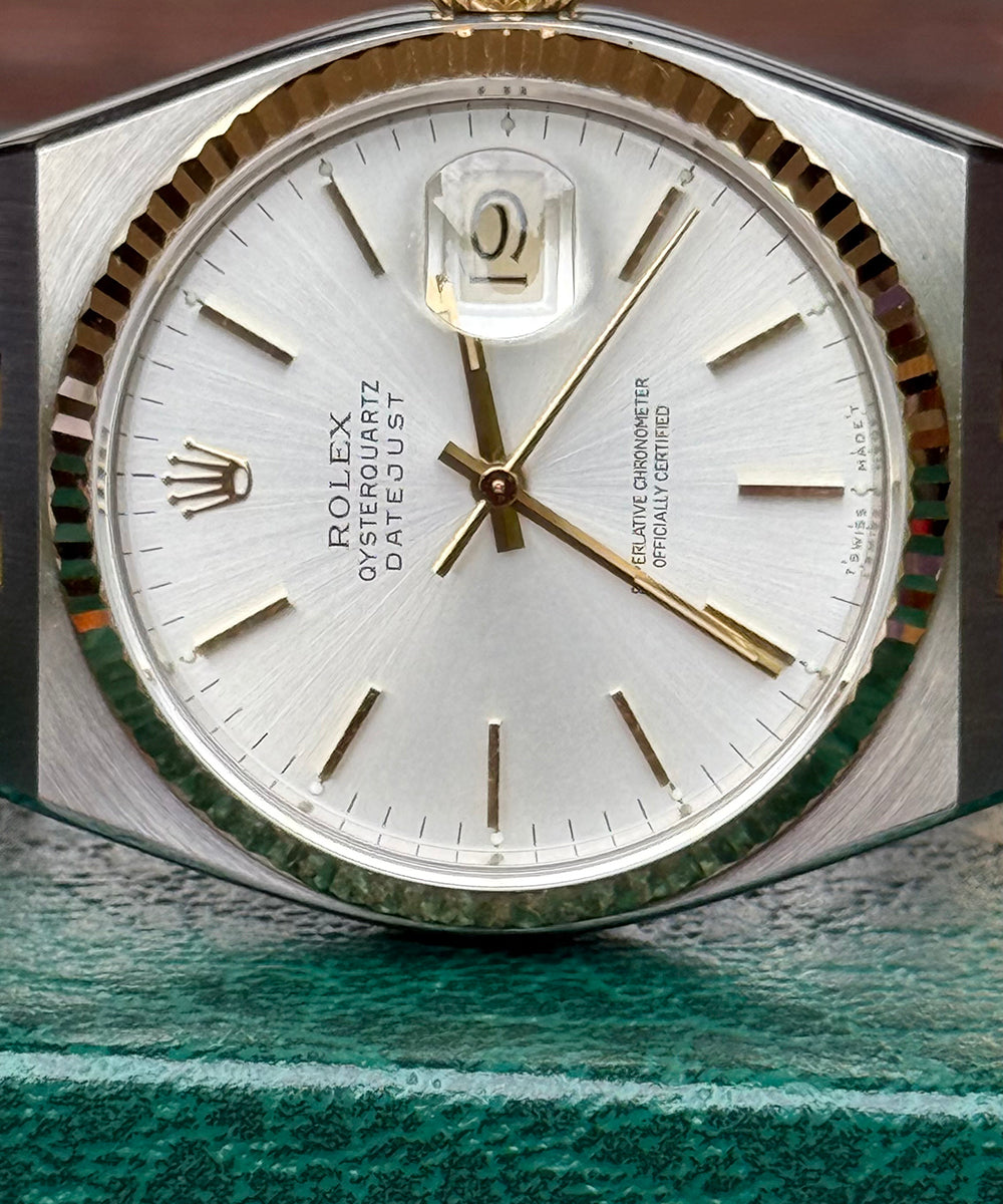 Rolex - Datejust Oysterquartz - 17013 - 36 × 42 mm - perfect collectors piece like NOS Bucherer papers