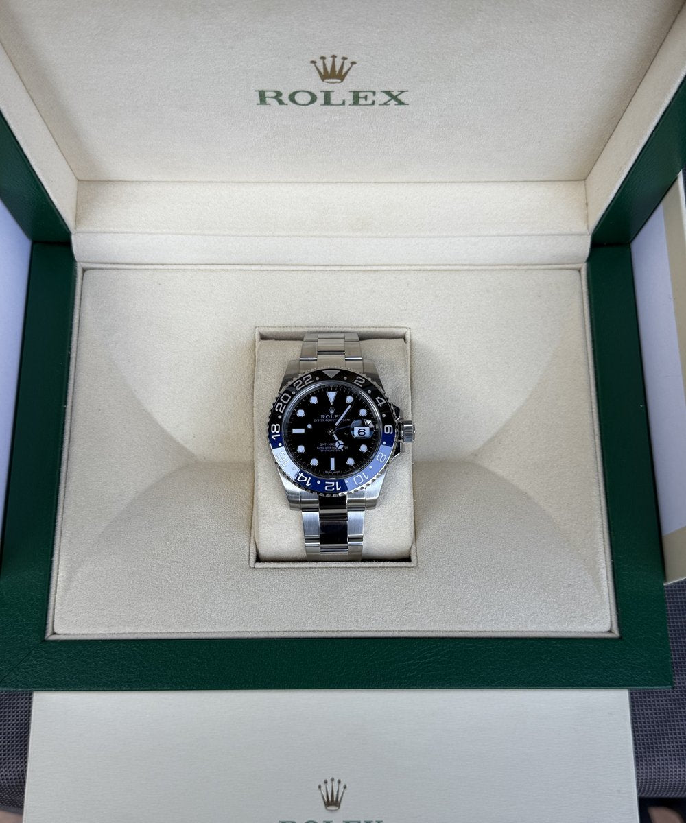 Rolex GMT-Master II 116710BLNR (Batman) - "Batman" Fullset LC100 Wempe incl. First buyers invoice