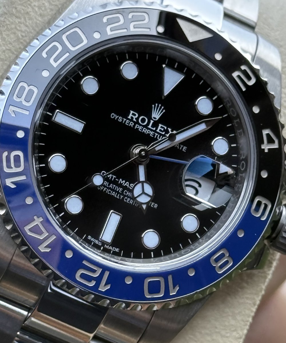 Rolex GMT-Master II 116710BLNR (Batman) - "Batman" Fullset LC100 Wempe incl. First buyers invoice