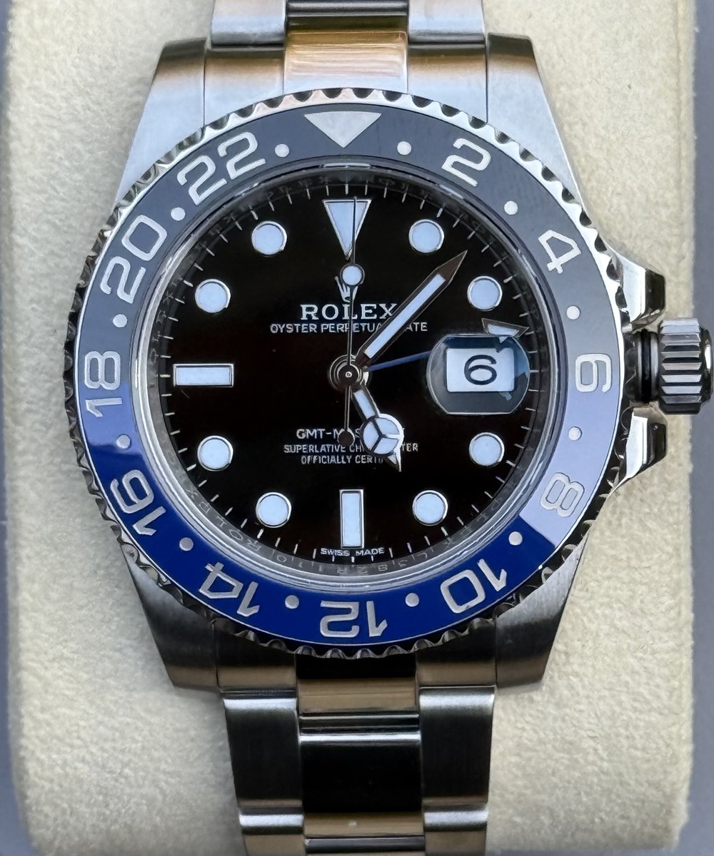Rolex GMT-Master II 116710BLNR (Batman) - "Batman" Fullset LC100 Wempe incl. First buyers invoice