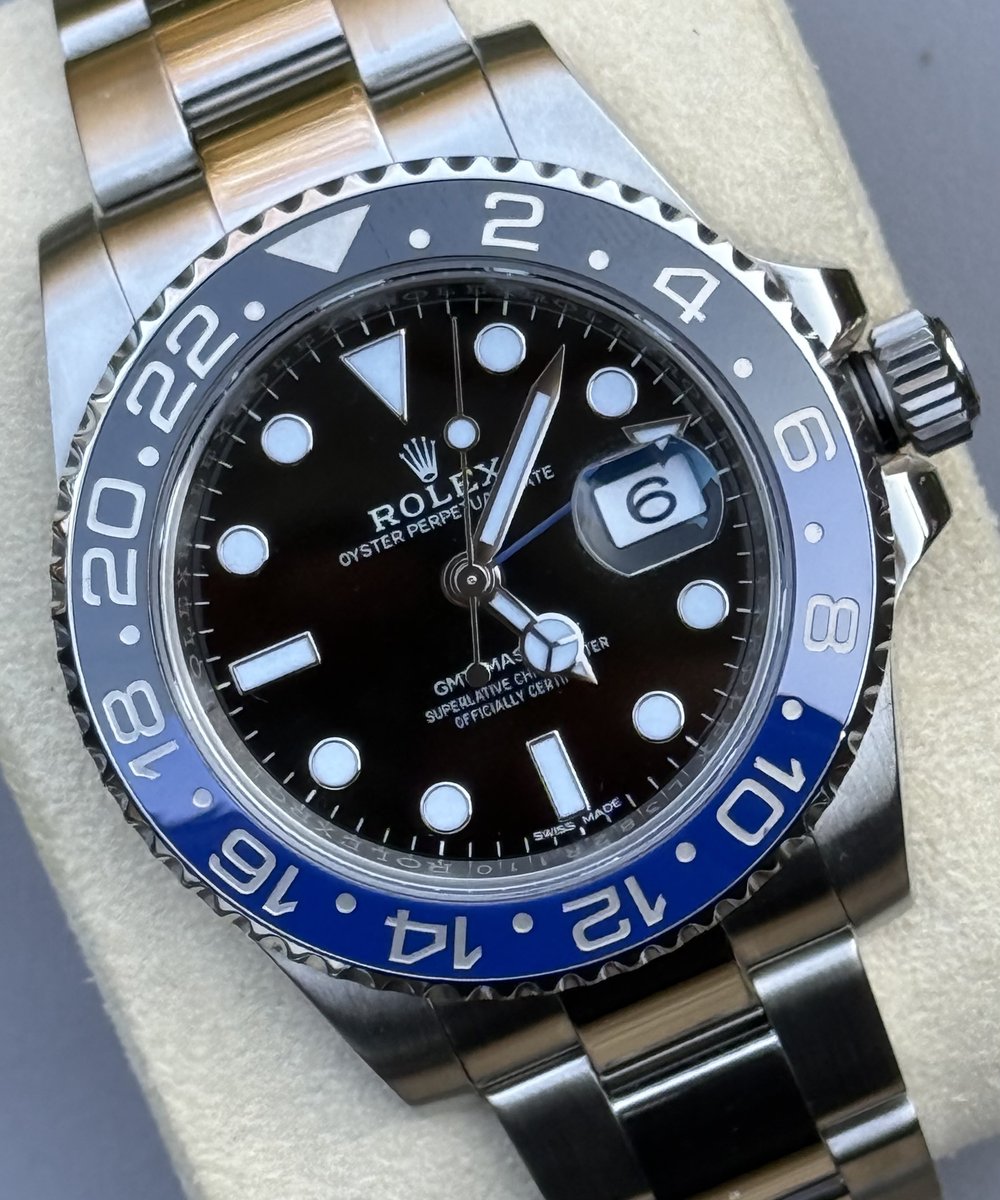 Rolex GMT-Master II 116710BLNR (Batman) - "Batman" Fullset LC100 Wempe incl. First buyers invoice