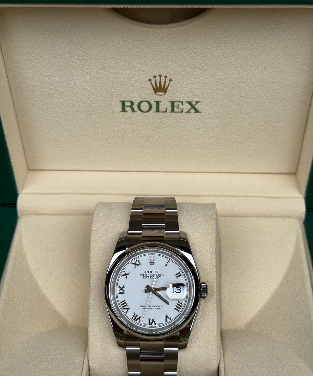 Rolex - Datejust 36 - 116200 (Datejust glatte Lünette) - 36 mm - top condition fullset