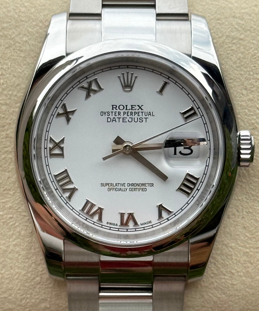 Rolex - Datejust 36 - 116200 (Datejust glatte Lünette) - 36 mm - top condition fullset