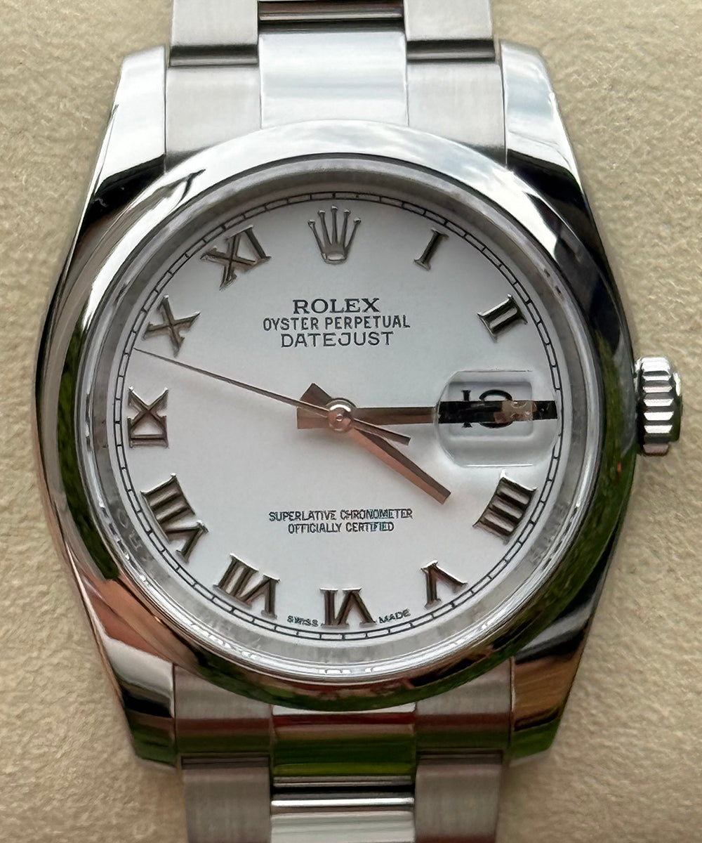 Rolex - Datejust 36 - 116200 (Datejust glatte Lünette) - 36 mm - top condition fullset