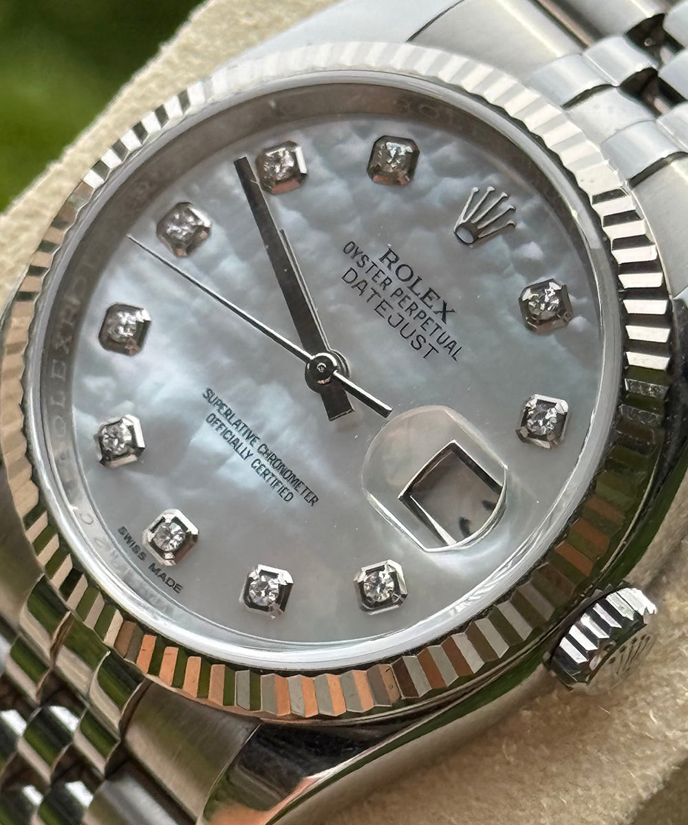 Rolex - Datejust 36 - 116234 - 36 mm - MOP Dial, beautyful light blue perlmutt discontinued