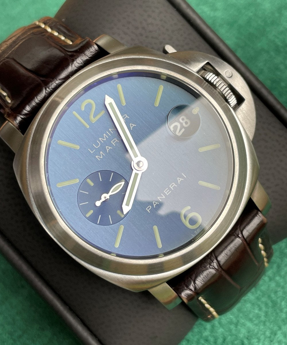 Panerai Luminor Marina - PAM 00070 - 40 mm - Blau