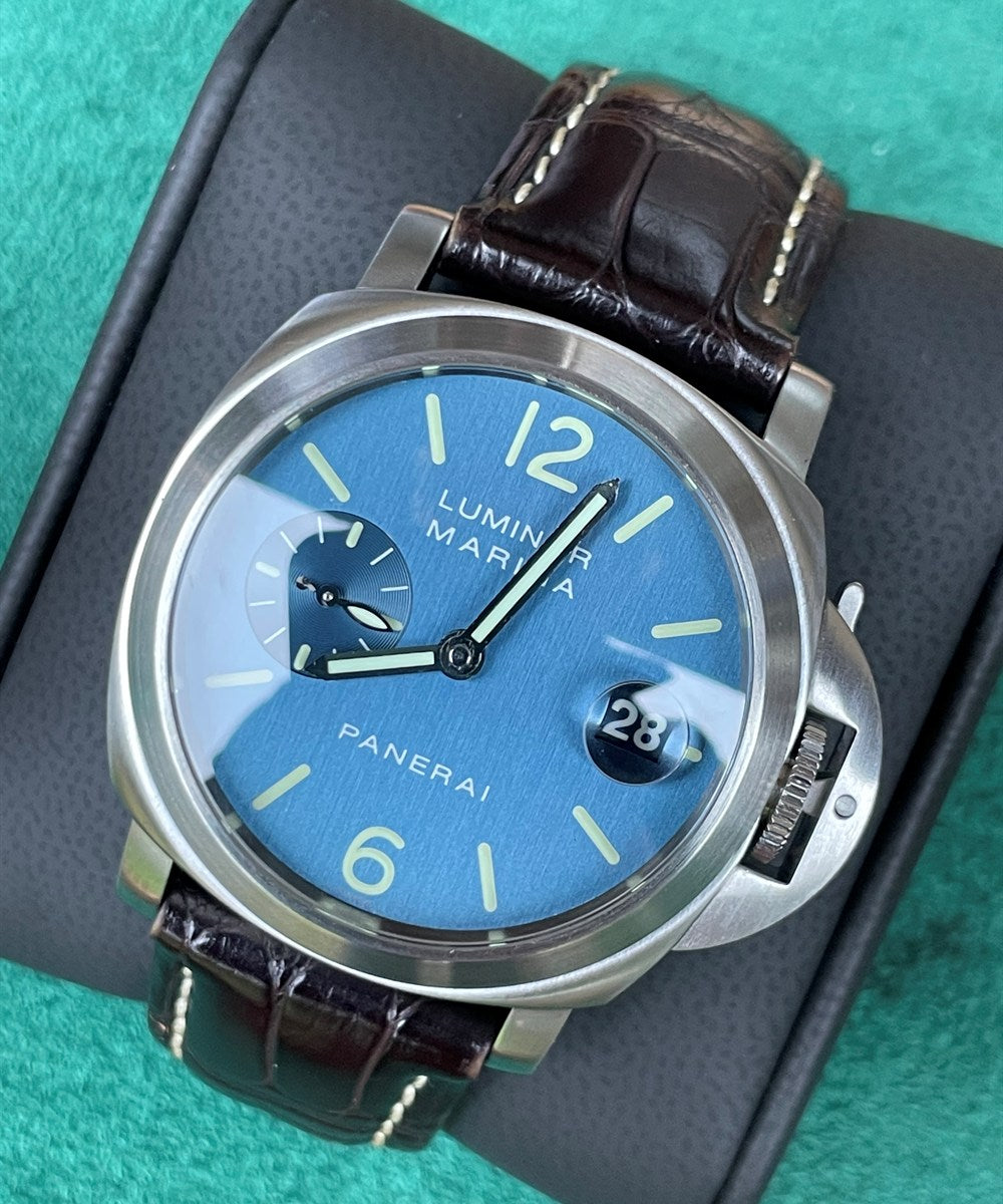 Panerai Luminor Marina - PAM 00070 - 40 mm - Blau