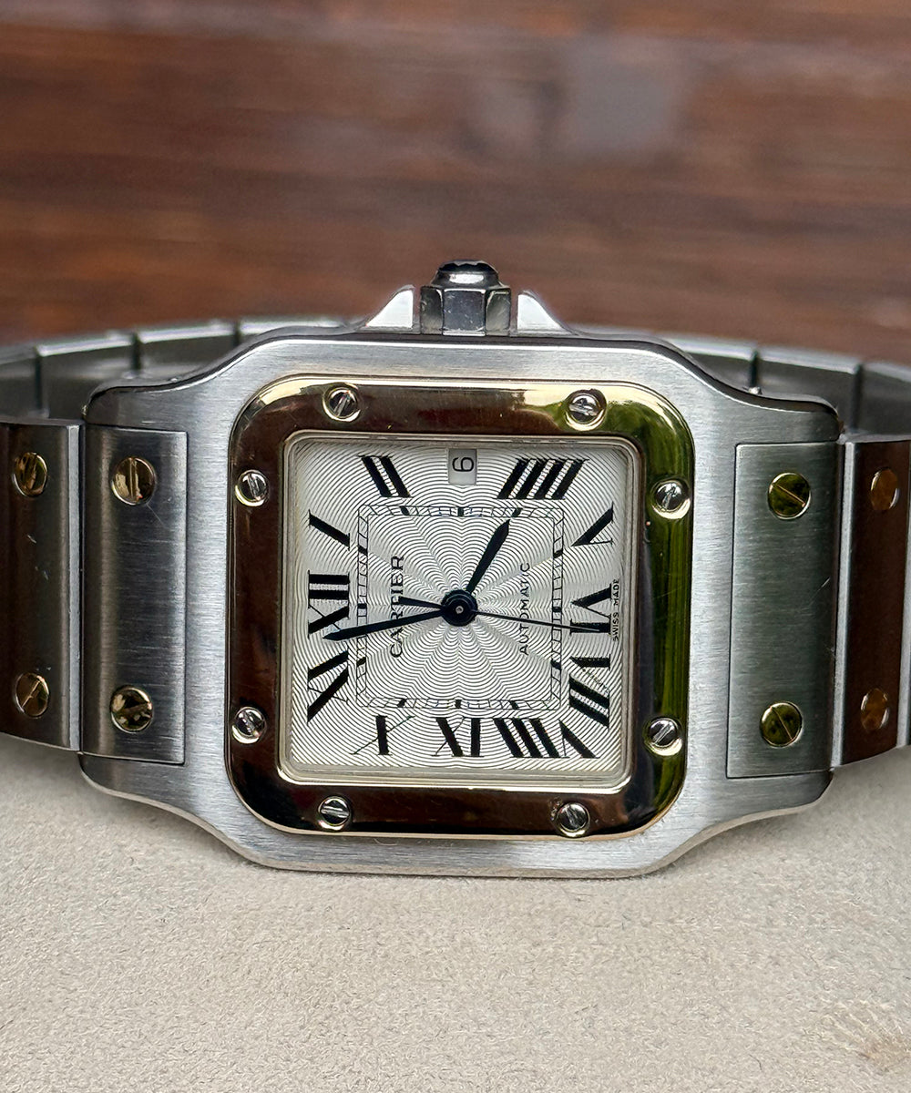 Cartier - Santos Galbée - 2319 - 29 x 41 mm - steel-gold automatic