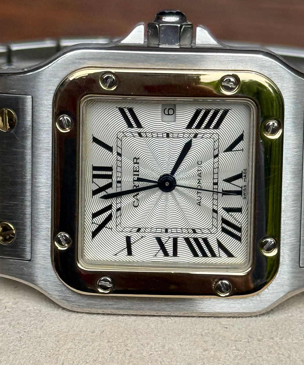 Cartier - Santos Galbée - 2319 - 29 x 41 mm - steel-gold automatic