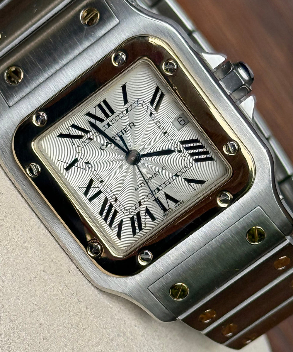 Cartier - Santos Galbée - 2319 - 29 x 41 mm - steel-gold automatic