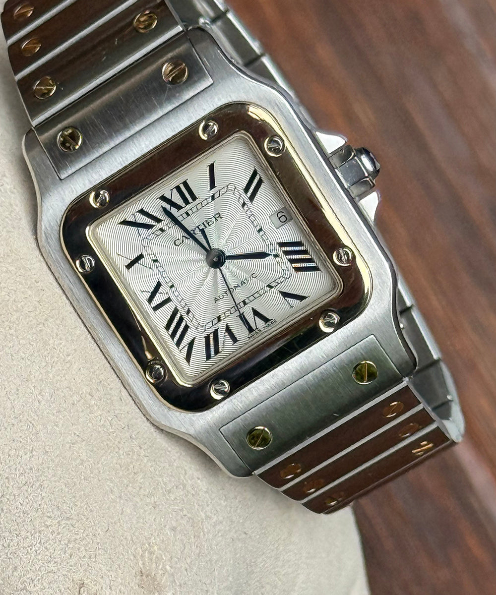 Cartier - Santos Galbée - 2319 - 29 x 41 mm - steel-gold automatic