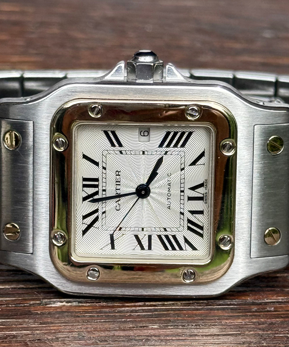 Cartier - Santos Galbée - 2319 - 29 x 41 mm - steel-gold automatic