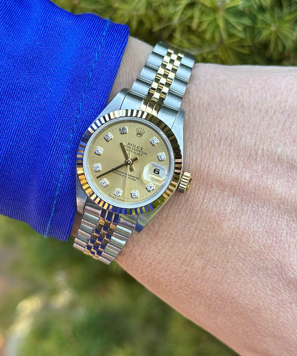 Rolex - Lady-Datejust - 69173 - 26 mm - big diamond dial