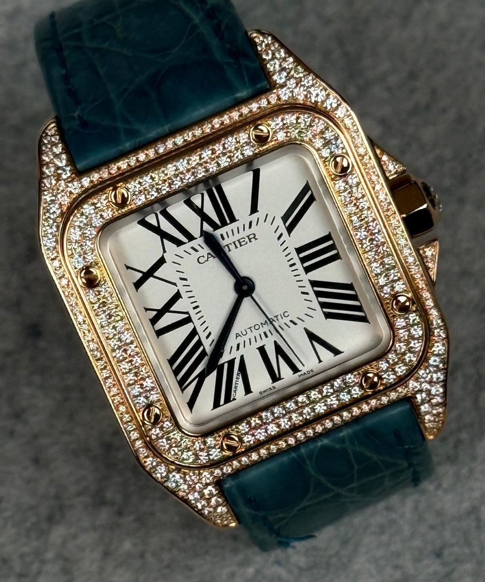 Cartier Santos 100 - WM502151 - 33 mm - silber