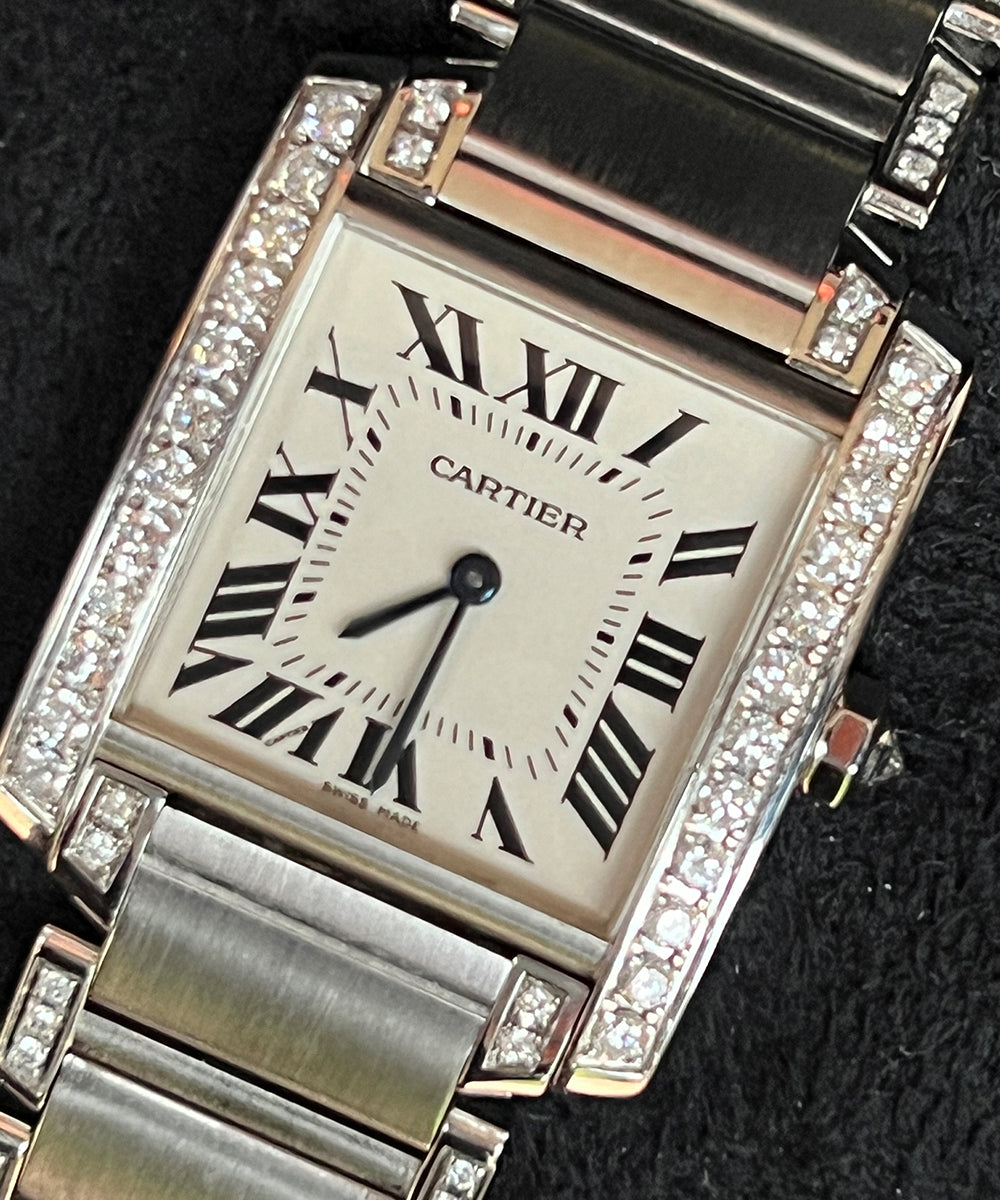 Cartier Tank Française - 2301 - 25 x 30 mm - 2005 - inkl. Original Box