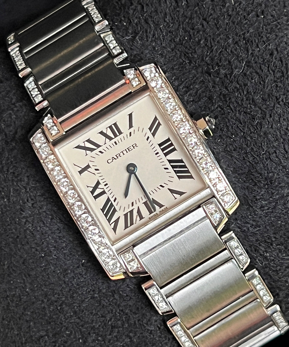 Cartier Tank Française - 2301 - 25 x 30 mm - 2005 - inkl. Original Box
