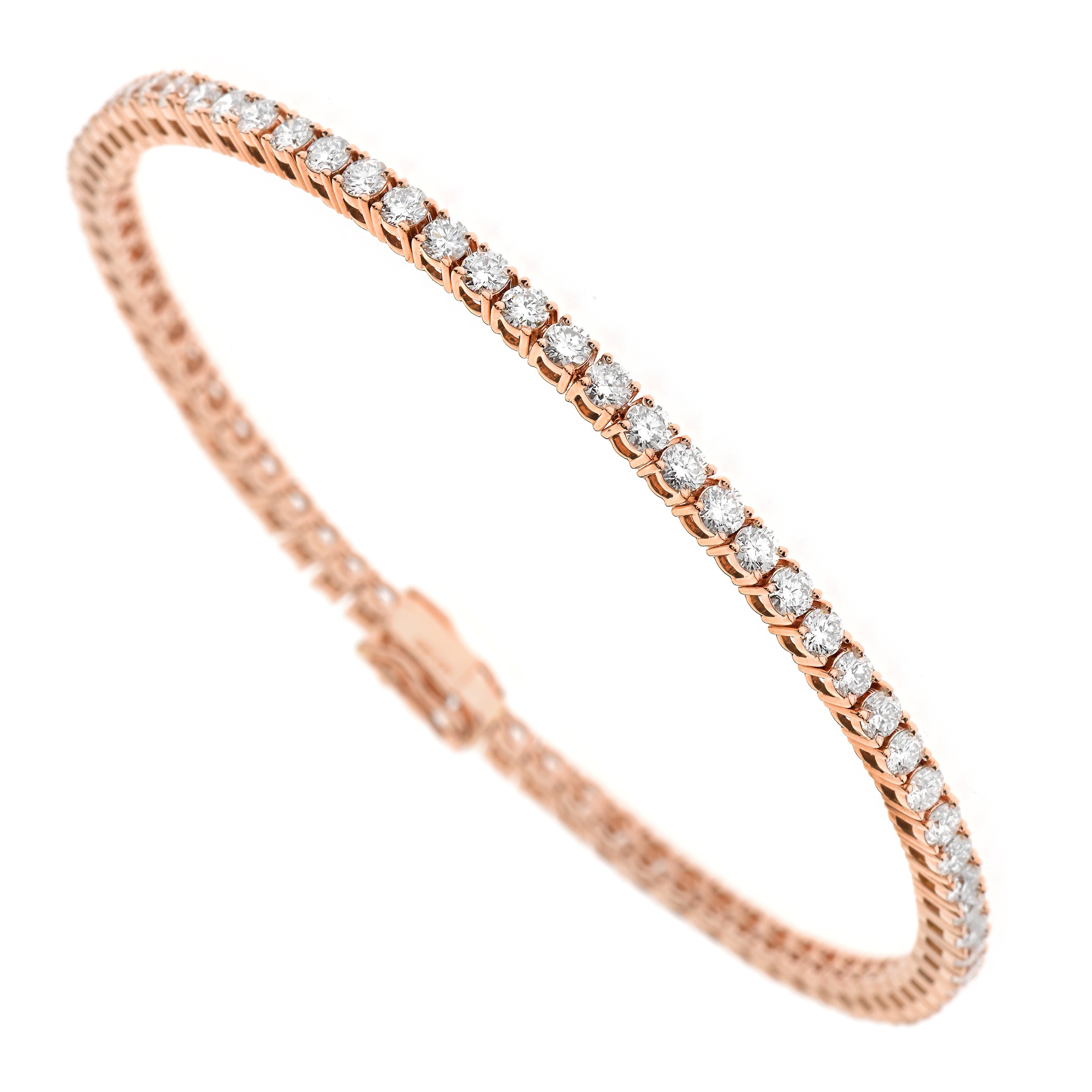 Tennis Armband, Diamant Armband, Brilliant Cut 4ct
