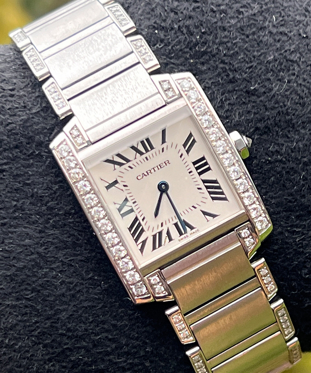 Cartier Tank Française - 2301 - 25 x 30 mm - 2005 - inkl. Original Box
