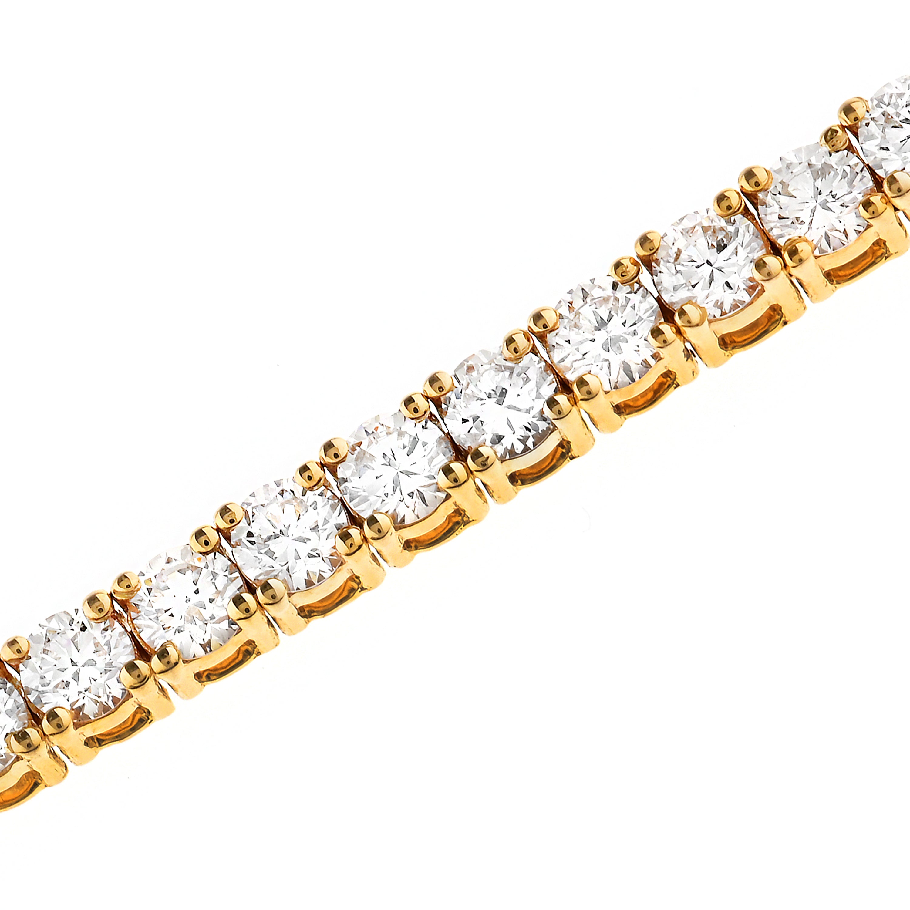Tennis Armband, Diamantarmband, Brilliant Cut 4ct /