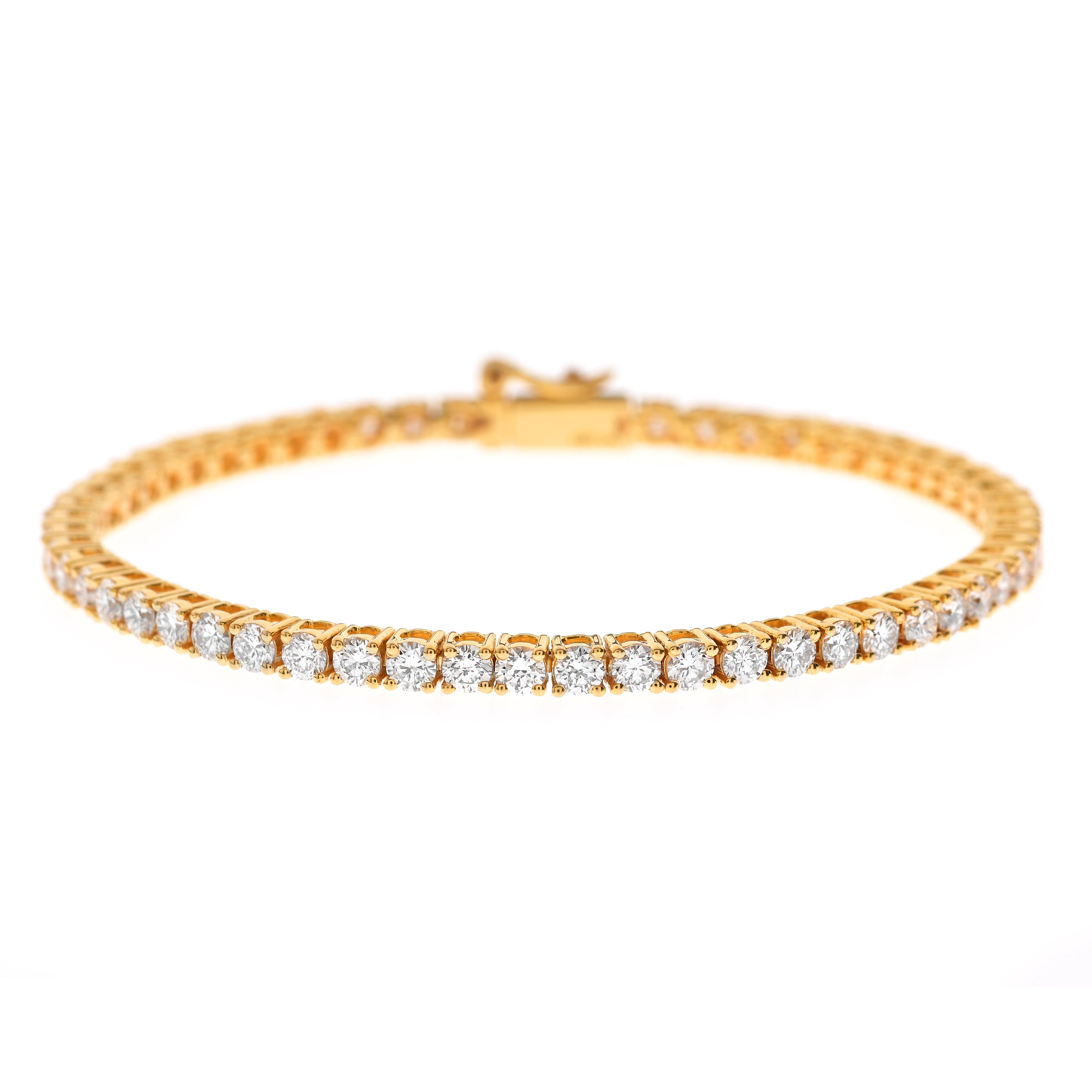 Tennis Armband, Diamantarmband, Brilliant Cut 4ct /