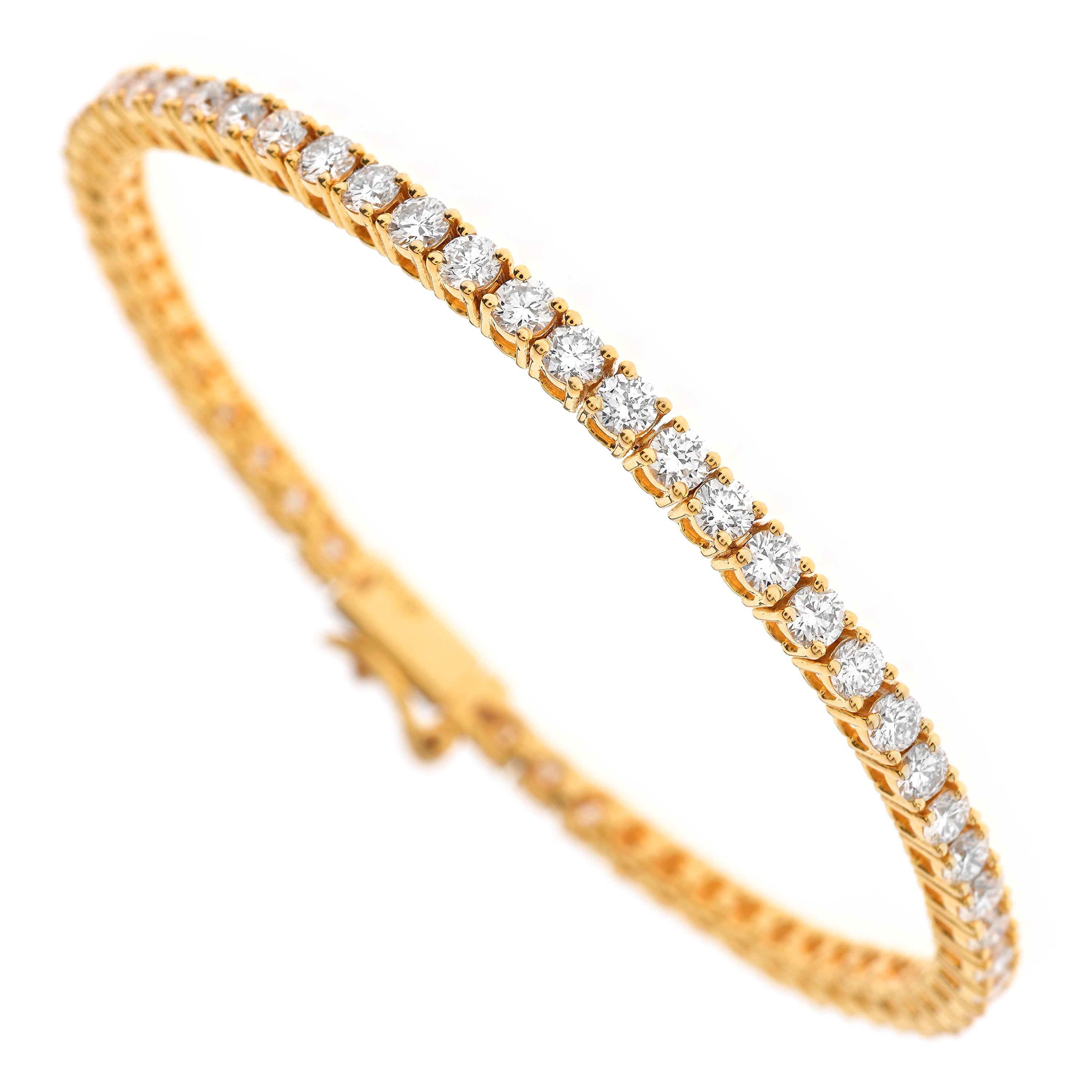 Tennis Armband, Diamantarmband, Brilliant Cut 4ct /