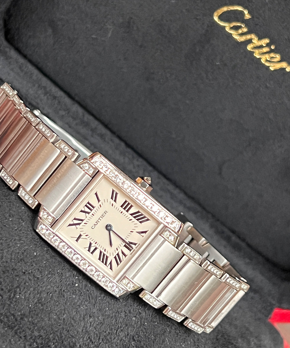 Cartier Tank Française - 2301 - 25 x 30 mm - 2005 - inkl. Original Box